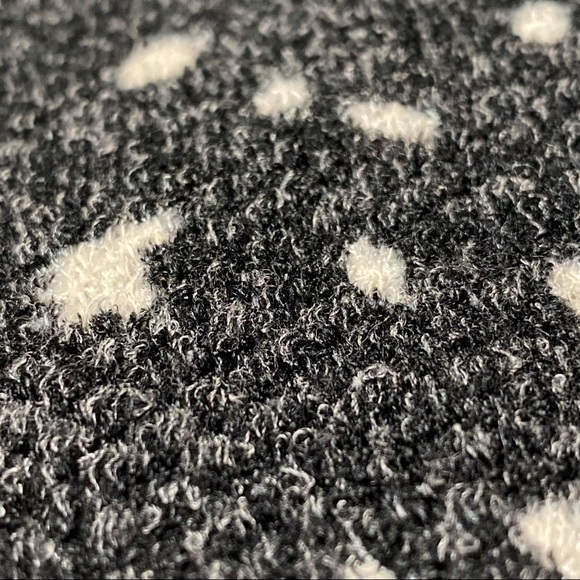 Sweater Dress, Roomy Sleeves Tight Skirt & Wide Neckline, Black & Cream, NWOT - Picture 8 of 10